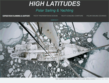 Tablet Screenshot of highlatitudes.com